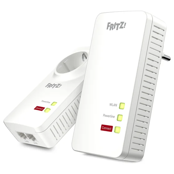 INTD AVM FRITZ! Powerline 1260E WLAN Set 1200Mbit/s Eingebauter Ethernet-Anschluss WLAN Weiß