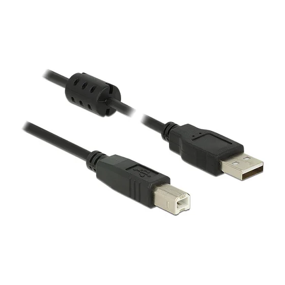 0.5m - USB 2.0-A/USB 2.0-B 0.5m USB A USB B Männlich Männlich Schwarz USB Kabel