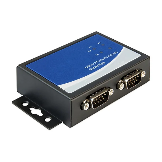 87586 2 x RS-422/485 USB 2.0-B Schwarz Kabelschnittstellen-/adapter