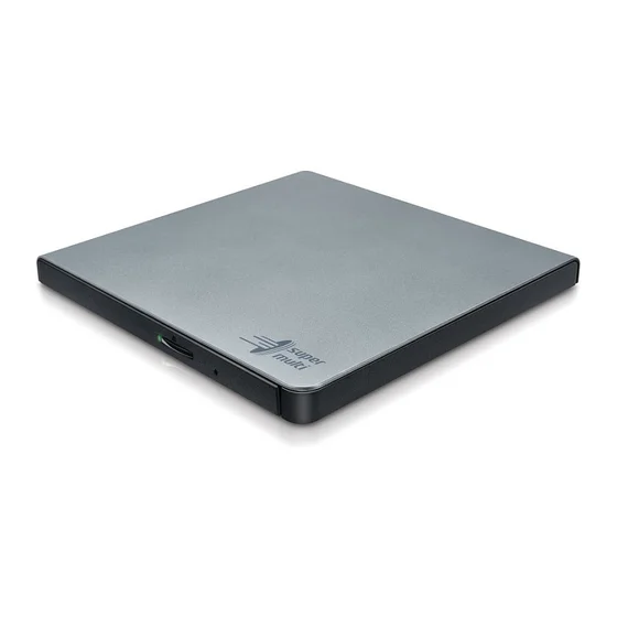 Externer DVD-Brenner HLDS GP57ES40 Slim USB silver