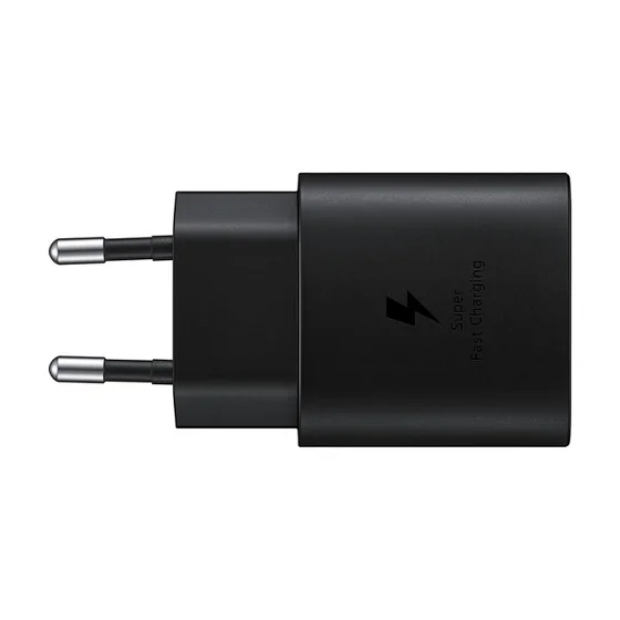 Samsung Schnellladegerät 25W Netzteil inkl. Datenkabel USB Type-C black (Retail)