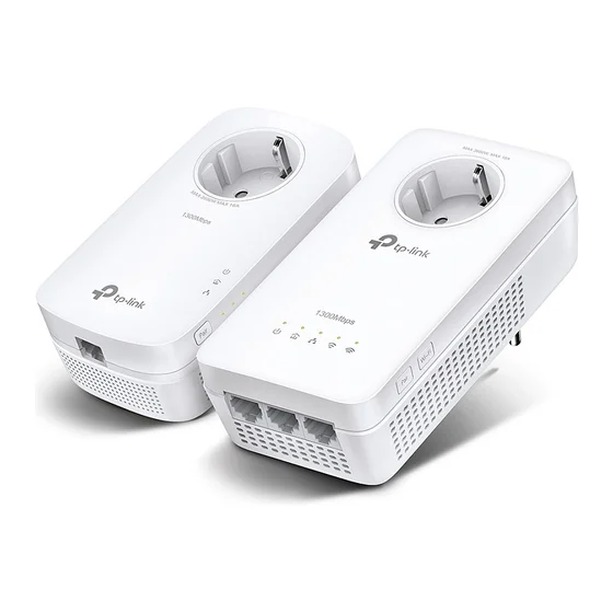 INTD TP-LINK Powerline TL-WPA8631P Kit AV1300-AC1200-Gigabit-WLAN-Powerline-KIT mit Steckdose