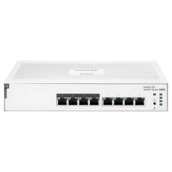 8P HP Enterprise Aruba Instant On 1830 8G PoE+ (65W) Switch