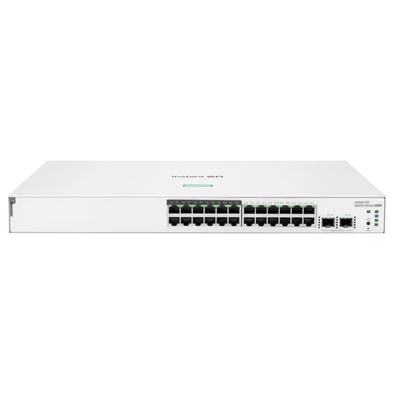 24+2P HP Enterprise Aruba Instant On 1830 24G Switch M RM PoE+