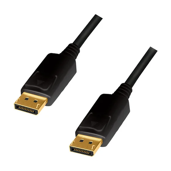LogiLink DisplayPort 1.2 (ST-ST) 2m Anschlusskabel 4K 60Hz Schwarz