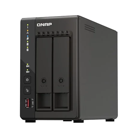 QNAP TS-253E NAS-Server 2 Schächte Intel Celeron J6412 2,6GHz SATA 6Gb/s