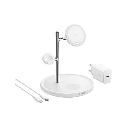 Anker MagGo Wireless Charging Station 3-in-1 faltbar white