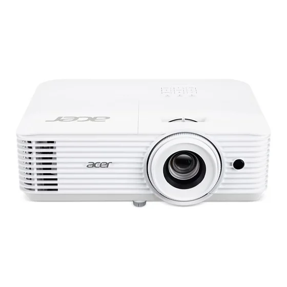 (3840x2160) Acer Beamer X1827 DLP 4000-Lumen 16:9 HDMI VGA Composite Video In USB Speaker UHD White