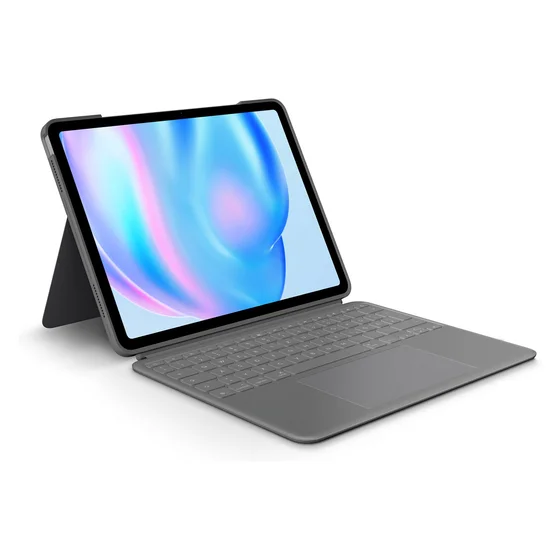 Logitech Combo Touch Tastatur Trackpad Apple iPad Air 13'' Oxford Gray