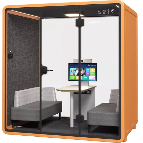 Soundbox Office Pod SR-L (F6) 4 person orange