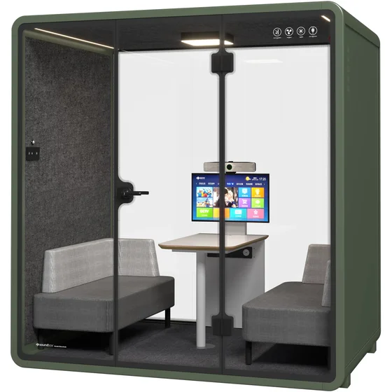 Soundbox Office Pod SR-L (F6) 4 person green