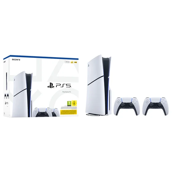 Sony Playstation 5 Bundle Disc-Edition inkl. zweiten DualSense Controller White