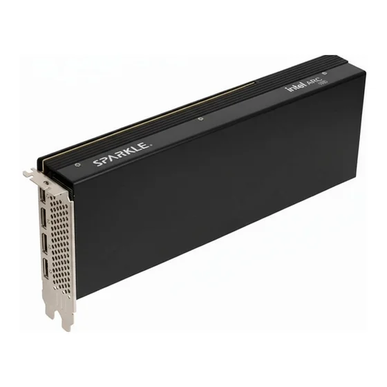 B70 Pro 32GB Sparkle Intel Arc passive GDDR6