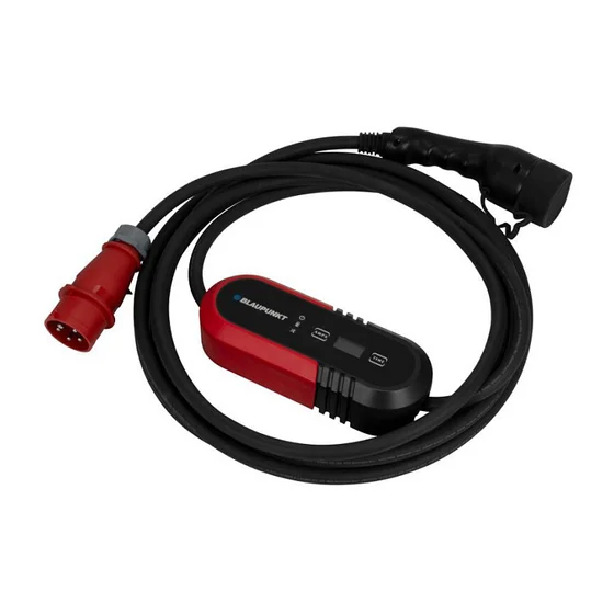 BLAUPUNKT Tragb. Ladegert E-Auto 3Phasen/Typ2/CEE/8m