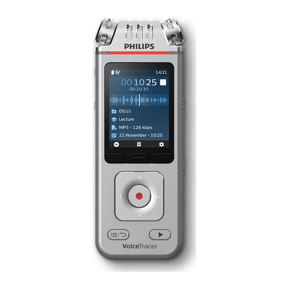 Philips DVT4115 VoiceTracer Audiorecorder