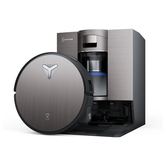 ECOVACS DEEBOT X11 OmniCyclone Schwarz Saug-Wisch-Roboter mit Reinigungsstation
