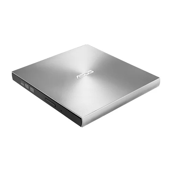 ASUS ZenDrive U9M, Silber [externer DVD-Brenner, USB-Typ-C-Unterstützung]