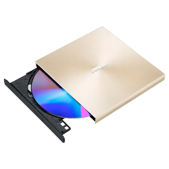 Asus ZenDrive U8M, externer DVD-Brenner (gold/schwarz, USB-C Schnittstelle, M-DISC)