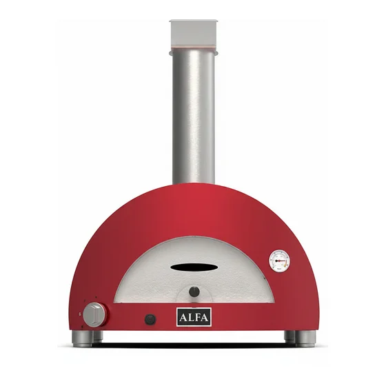 Alfa Forni Moderno 1 Pizza Gas Antik Rot