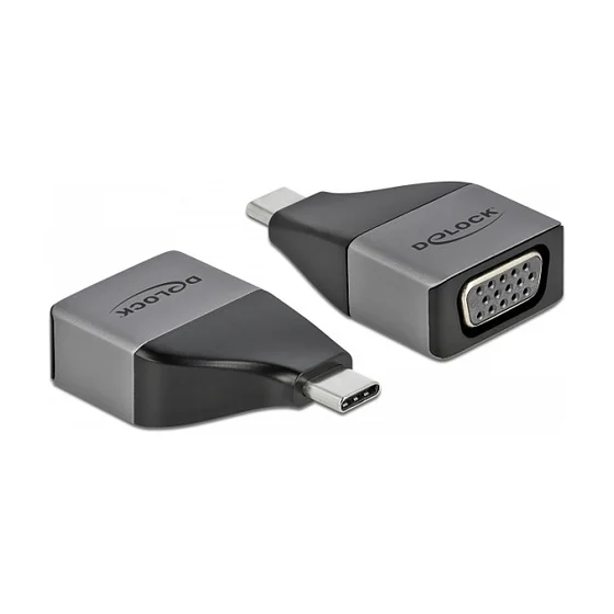 Delock USB Type-C™ Adapter zu VGA (DP Alt Mode) 1080p – kompaktes Design