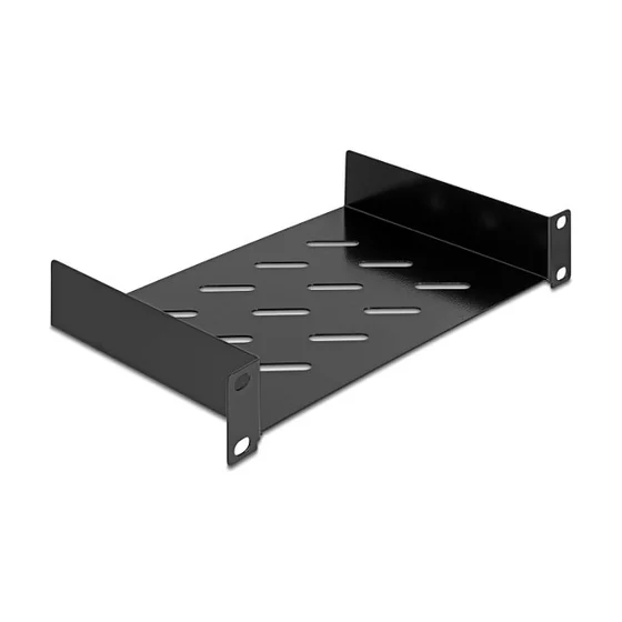DeLOCK 10? 1 HE Fachboden mit Lüftungsschlitzen bis 150 mm Tiefe max. 25 kg Tragkraft