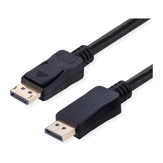 VALUE DisplayPort Kabel, v2.1, 10K, DP ST - ST, schwarz, 3 m