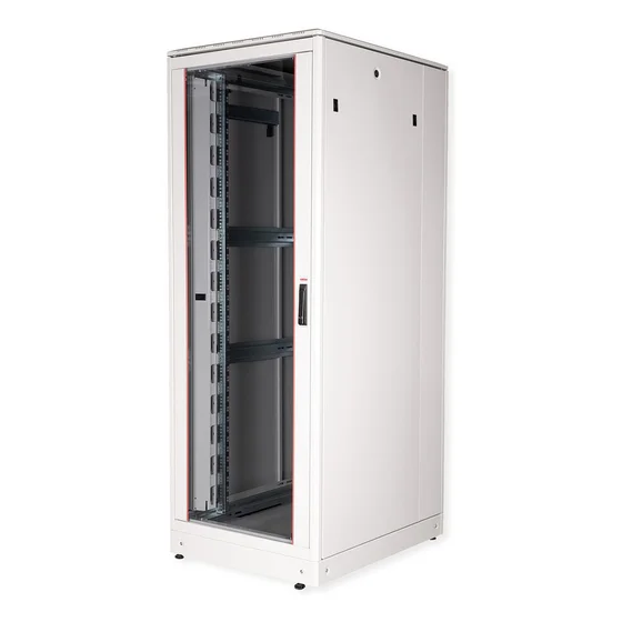 ROLINE 19-Zoll Netzwerkschrank Pro 42 HE, 800x1000 BxT Glastr grau