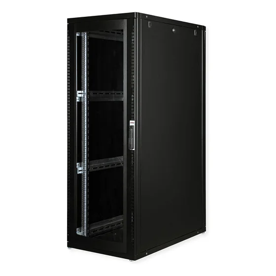 ROLINE 19-Zoll Serverschrank Pro 36 HE, 600x1000 BxT schwarz Plexiglas