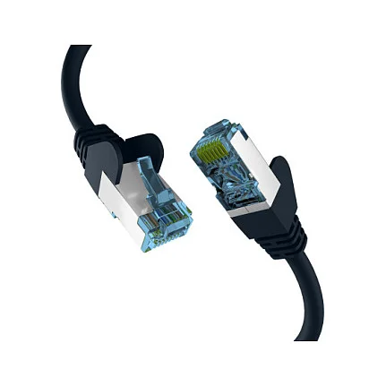 EFB RJ45 Patchkabel mit Cat7 Rohkabel 10.00m schwarz
