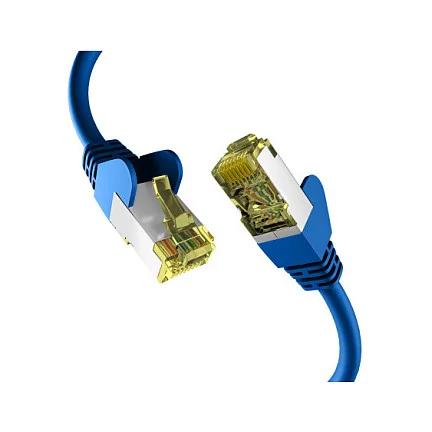 EFB CAT6a BLAU 1m Patchkabel S/FTP PIMF