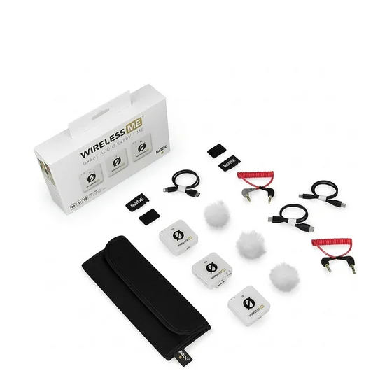 Rode Microphones Wireless ME Dual (wei, USB-C, 3.5 mm Klinke)