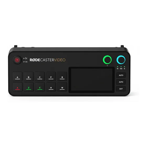 Rode Microphones RDECaster VIDEO (schwarz, USB-C, Bluetooth 5.3, WLAN, HDMI)