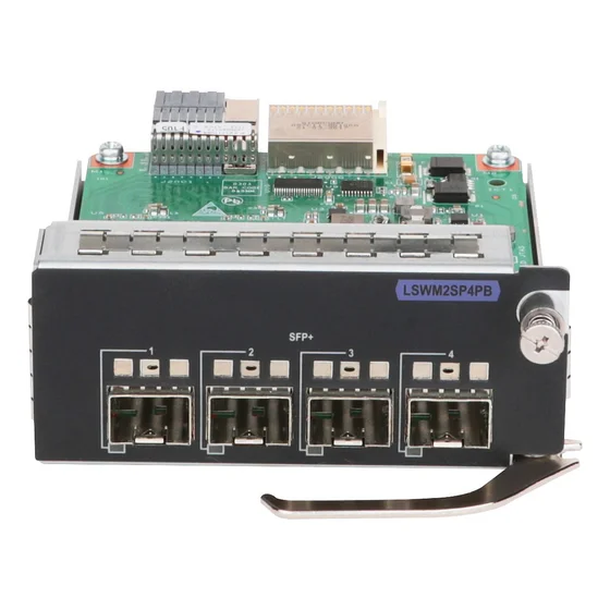 HPE FlexNetwork 5140HI/5520HI/5600HI 4 Port 1/10G SFP Plus Module