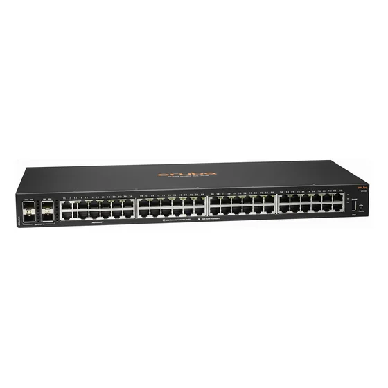 HPE Aruba Networking CX 6000 48p 10M/100M/1G Class4 PoE 4p SFP 1G 370W Switch EU en