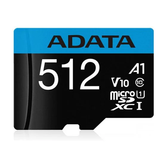 CARD ADATA Premier 512GB microSDXC (UHS-I U1, Class 10, V10, A1)