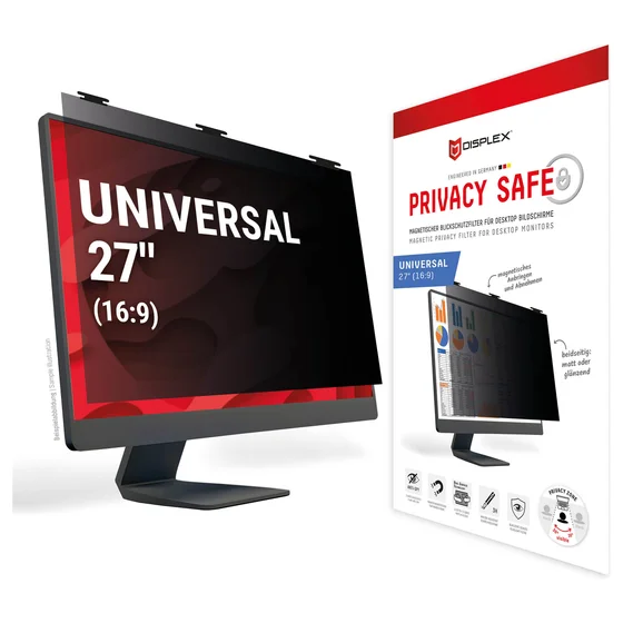 DISPLEX Privacy Blickschutzfilter Safe Desktop Uni 27" (16:9)