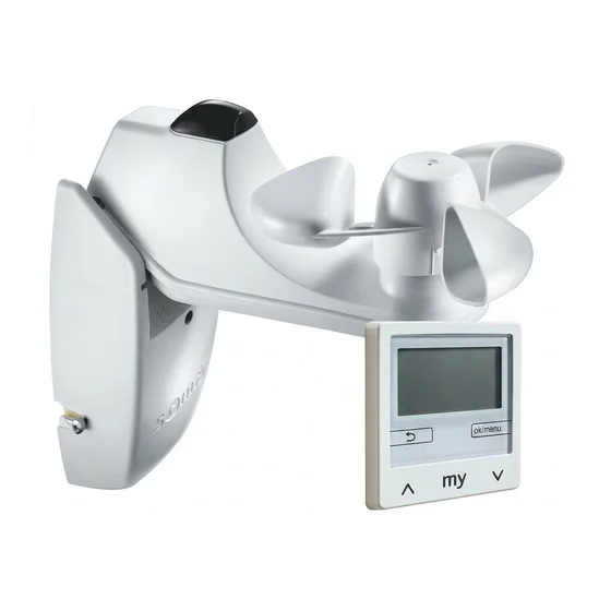 SOMFY 1818319 Soliris Smoove IB+ Pure White Kit mit W/S-Sensor ohne Rahmen