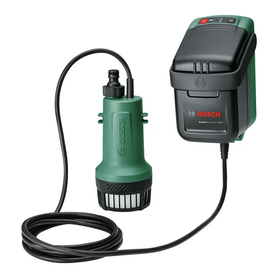 Bosch GardenPump 18V-2000 1x 2.5Ah