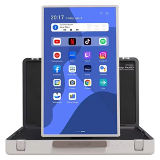 ALLNET Presentation Suitcase High Performance Display 27 Zoll. Android 13. RK3588. HDMI In. Koffer