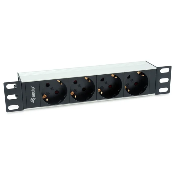 Equip Steckdosenleiste 10"(1HE)4fach Schuko.CEE 1.5m.Kabl.si