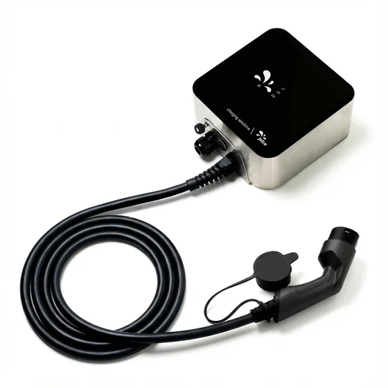 Juice Technology JUICE CHARGER me (schwarz/silber, 11 kW, 5 m Kabel, RFID, MID-Energiezhler)