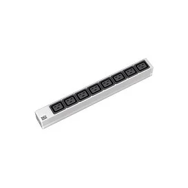 BACHMANN 48,26cm 19Zoll Steckdosenleiste 8x C19 Buchse C20 Stecker