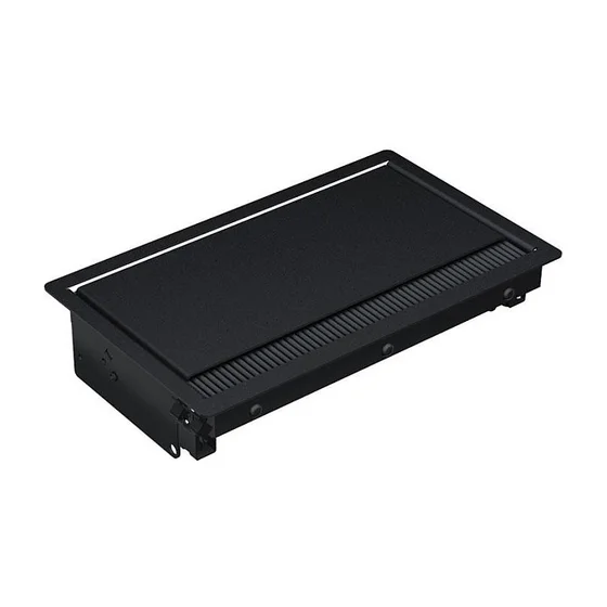 BACHMANN CONI Einbaurahmen small schwarz