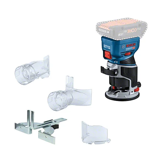 Powertools Akku-Kantenfrse GKF 18V-8 Professional solo, 18Volt (blau/schwarz, ohne Akku und Ladegert)