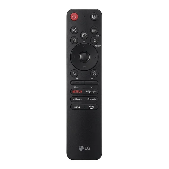 LG AN-MR25GA Fernbedienung schwarz
