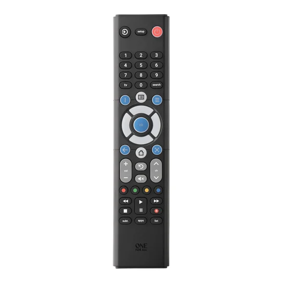 One for All Essence TV Universalfernbedienung URC 1211