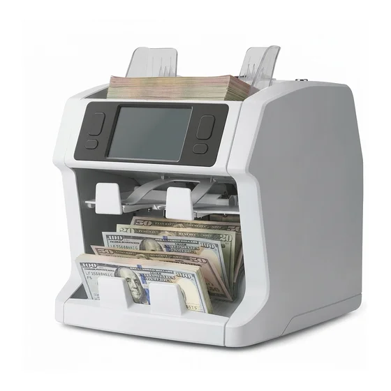 Safescan 2995-SC Banknotenzähler 2xFächer, 7-fache Prüfung