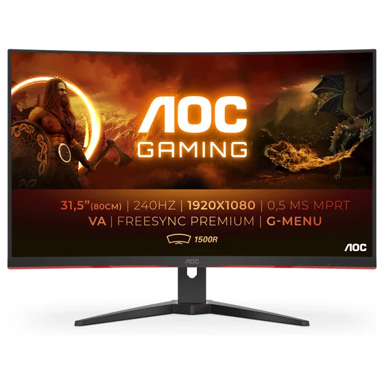 AOC C32G2ZE/BK 80cm 31.5Zoll LCD MONITOR HDMI DisplayPort