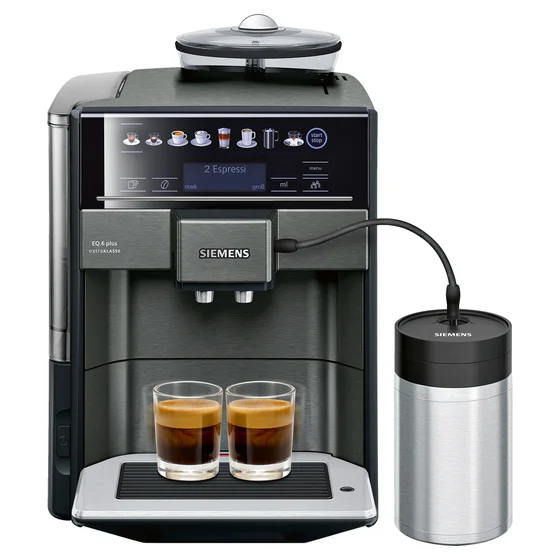 Siemens TE657F09DE EQ.6 plus extraKlasse Kaffeevollautomat dark inox