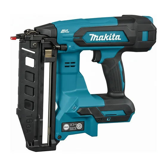 Akku-Stauchkopfnagler DBN601Z, 18Volt (blau/schwarz, ohne Akku und Ladegert)